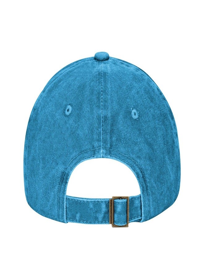 Sefgaen Funny Goose Hat Silly Goose On The Loose Hat for Women Dad Hat Vintage Cap Blue - Image 4